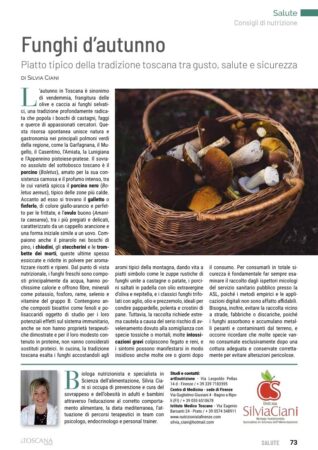 I funghi, fra tradizione toscana e salute